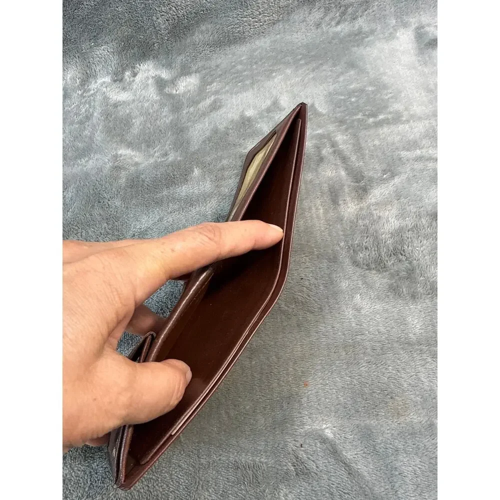 DONE NOS Vintage EK Swing-It Wallet Original Box Inserts Coin Pocket Monogramed